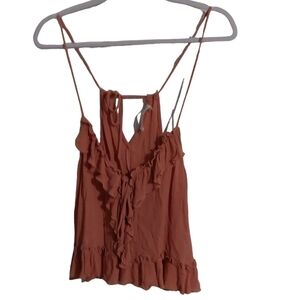 American Thread Spaghetti Strap Camisole Top- size M